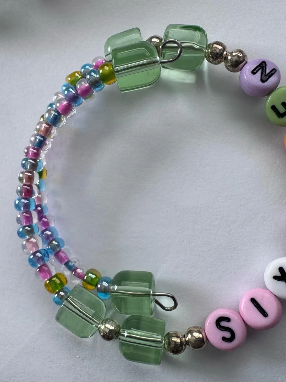 Six Seven Memory Wire Bracelets